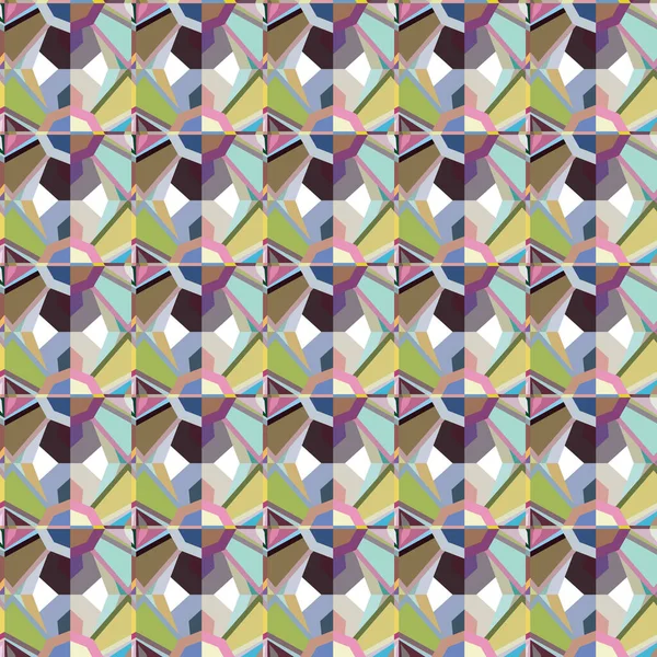 Patrón Ornamental Geométrico Sin Costuras Fondo Abstracto — Archivo Imágenes Vectoriales