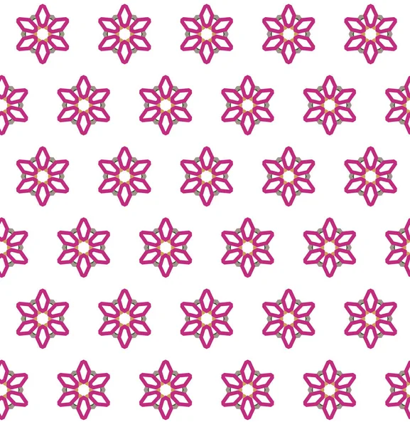 Patrón Ornamental Geométrico Sin Costuras Fondo Abstracto Ilustración Vectorial — Vector de stock