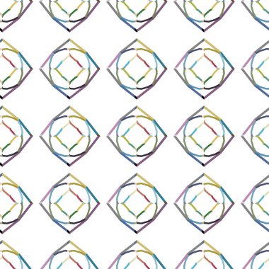 Kusursuz geometrik süs deseni. Soyut arkaplan, vektör illüstrasyonu