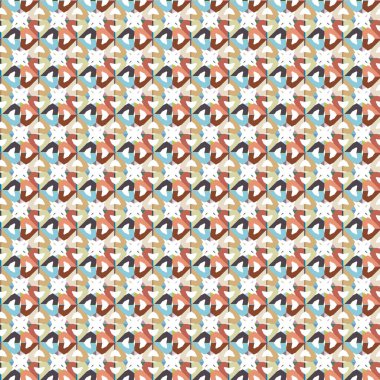 Kusursuz geometrik süs deseni. Soyut arkaplan, vektör illüstrasyonu