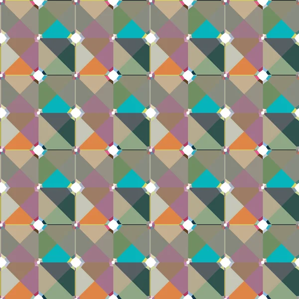 Motif Ornemental Géométrique Sans Couture Fond Abstrait — Image vectorielle