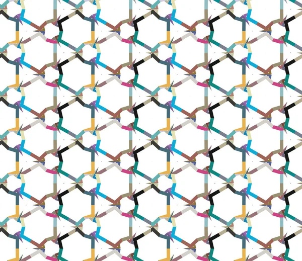 无缝几何装饰图案 摘要背景 矢量图解 — 图库矢量图片