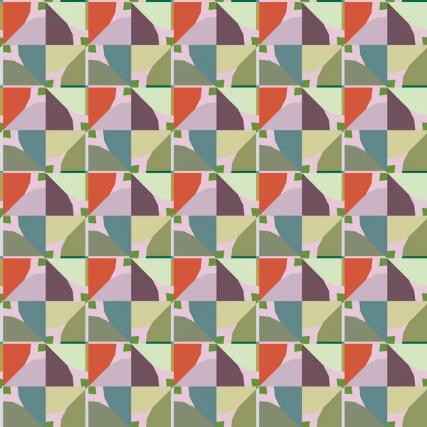 Patrón Ornamental Geométrico Sin Costuras Fondo Abstracto — Archivo Imágenes Vectoriales