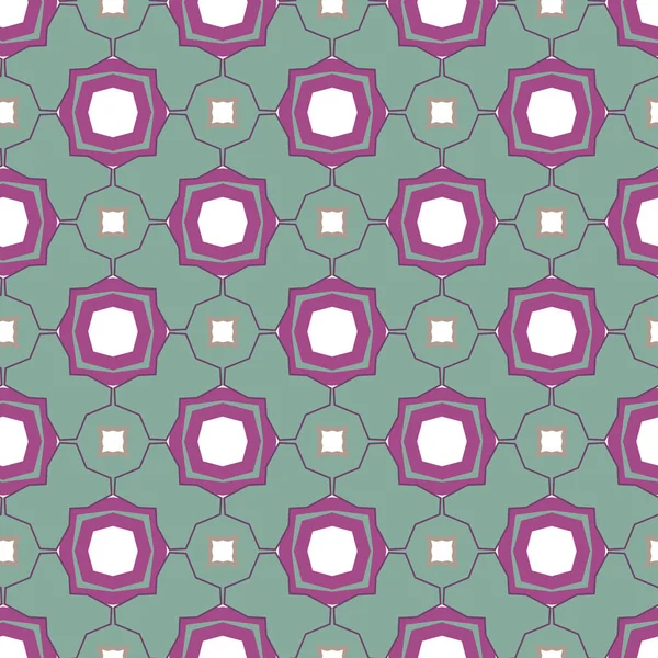 Patrón Ornamental Geométrico Sin Costuras Fondo Abstracto — Vector de stock