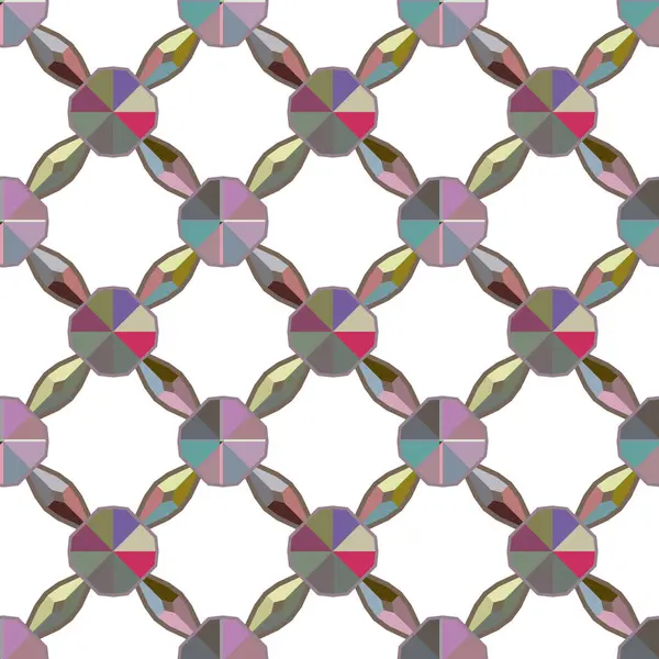 Padrão Ornamental Geométrico Sem Costura Resumo Contexto — Vetor de Stock