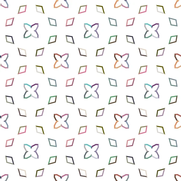 Bezešvé Geometrické Ornamentální Vzor Abstraktní Pozadí Vektorová Ilustrace — Stockový vektor
