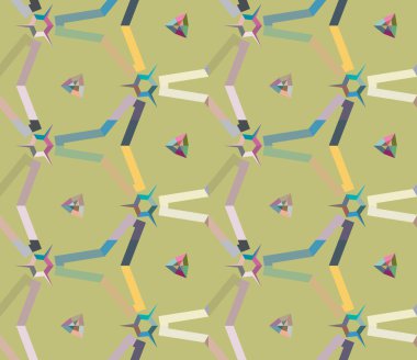 Kusursuz geometrik süs deseni. soyut arkaplan