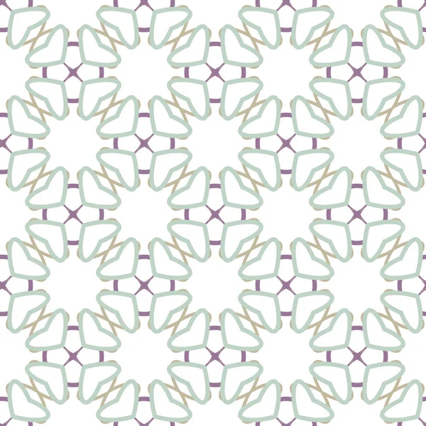 Nahtlose Geometrische Ornamentmuster Abstrakter Hintergrund Vektorillustration — Stockvektor