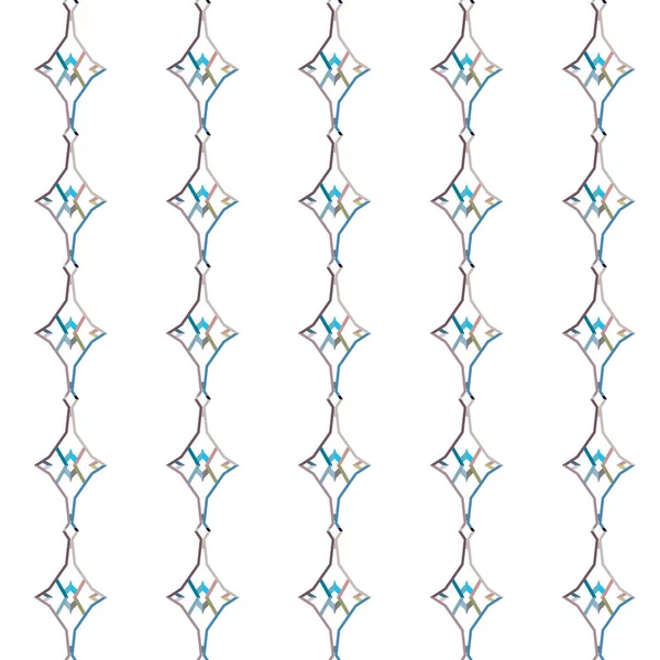 Nahtlose Geometrische Ornamentmuster Abstrakter Hintergrund — Stockvektor