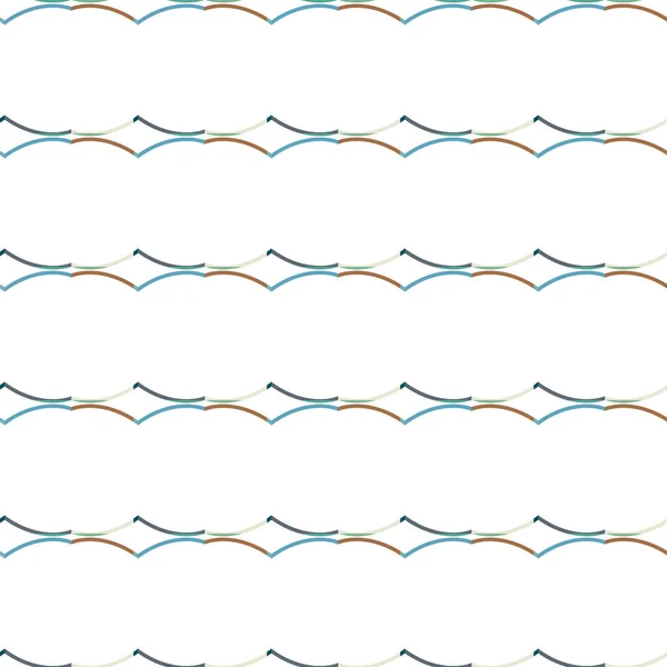 Бесшовный Геометрический Орнаментальный Узор Абстрактный Фон — стоковый вектор