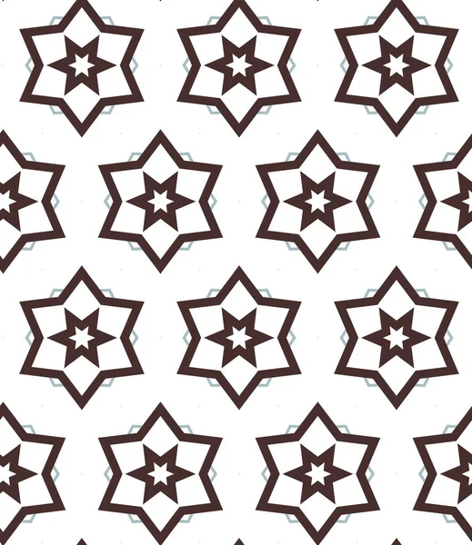 Patrón Ornamental Geométrico Sin Costuras Fondo Abstracto — Vector de stock