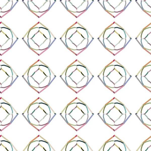 Patrón Ornamental Geométrico Sin Costuras Fondo Abstracto — Archivo Imágenes Vectoriales