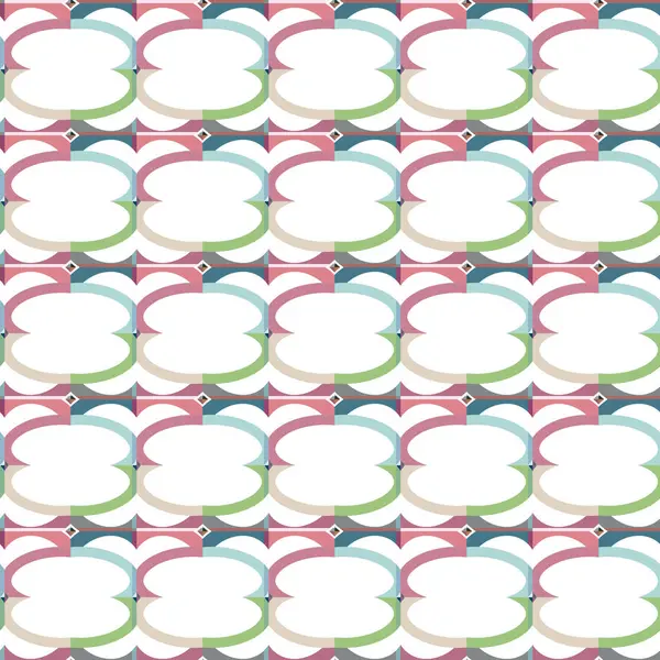 Patrón Ornamental Geométrico Sin Costuras Fondo Abstracto — Vector de stock