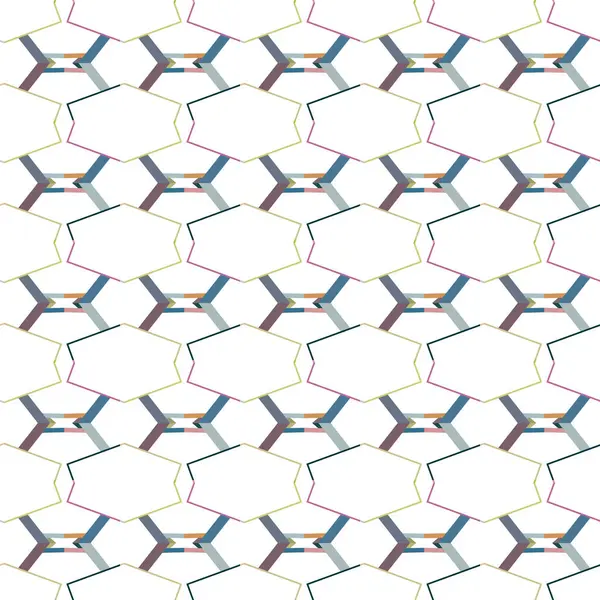 无缝几何装饰图案 摘要背景 — 图库矢量图片
