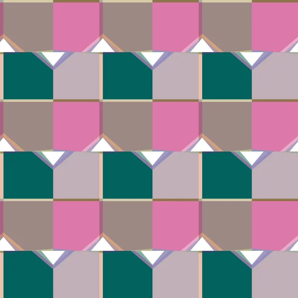 Bezproblémový Geometrický Ornamentální Vzor Abstraktní Iluzní Pozadí — Stockový vektor