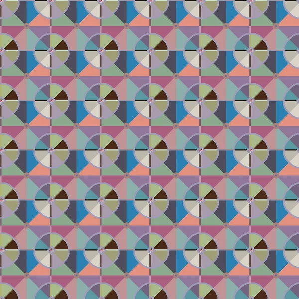 Naadloos Geometrisch Ornamentspatroon Abstracte Achtergrond — Stockvector