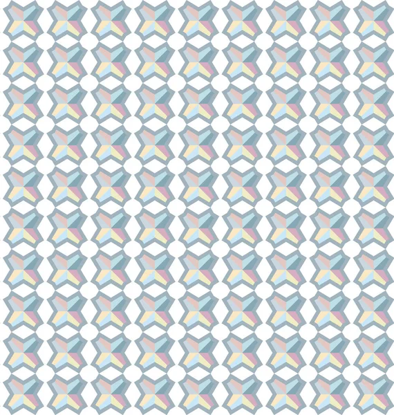 Patrón Ornamental Geométrico Sin Costuras Fondo Abstracto — Vector de stock