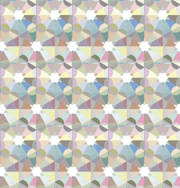 Motif Ornemental Géométrique Sans Couture Fond Abstrait — Image vectorielle