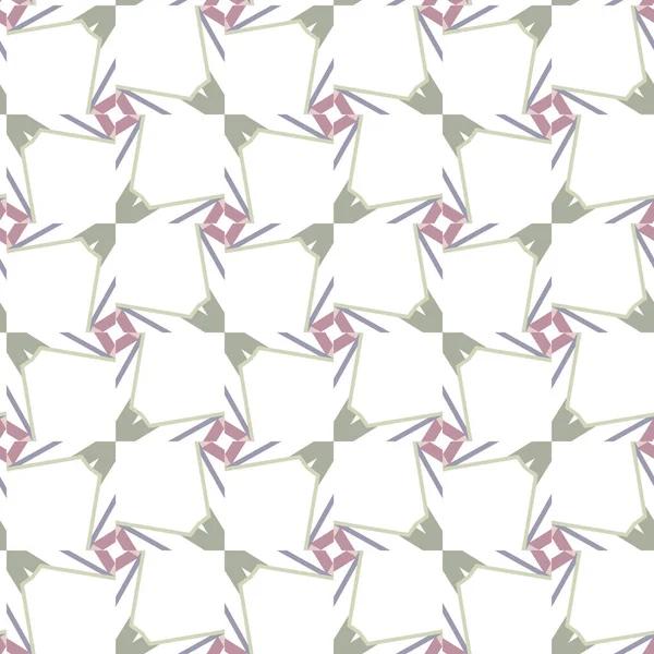 Nahtlose Geometrische Ornamentmuster Abstrakter Hintergrund — Stockvektor