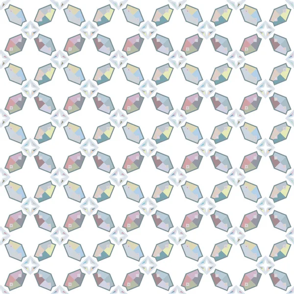 Padrão Ornamental Geométrico Sem Costura Resumo Contexto — Vetor de Stock