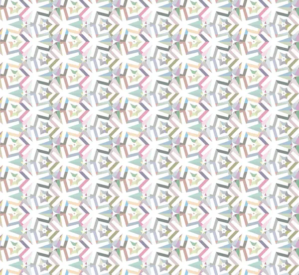 Patrón Ornamental Geométrico Sin Costuras Fondo Abstracto — Vector de stock