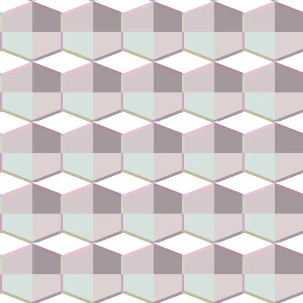 Naadloos Geometrisch Ornamentspatroon Abstracte Achtergrond — Stockvector