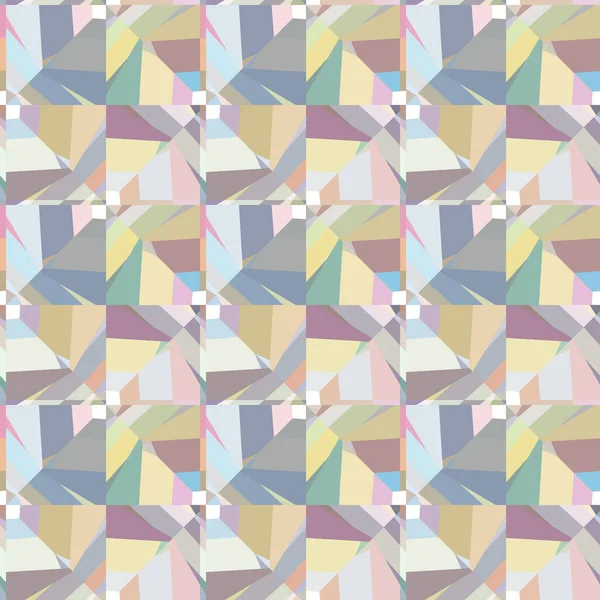 Naadloos Geometrisch Ornamentspatroon Abstracte Achtergrond — Stockvector