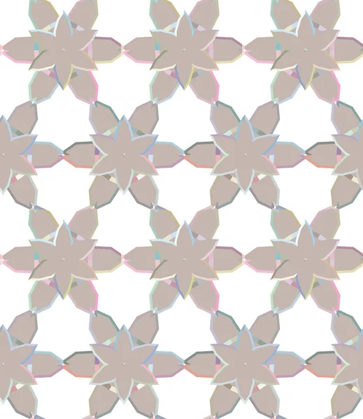 Naadloos Geometrisch Ornamentspatroon Abstracte Achtergrond — Stockvector