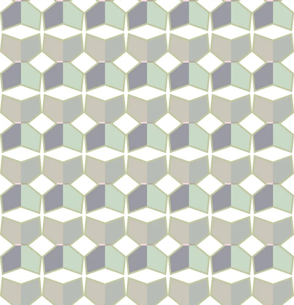 Naadloos Geometrisch Ornamentspatroon Abstracte Achtergrond — Stockvector