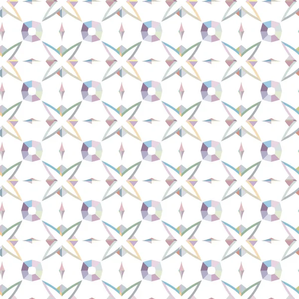 Patrón Ornamental Geométrico Sin Costuras Fondo Abstracto — Archivo Imágenes Vectoriales