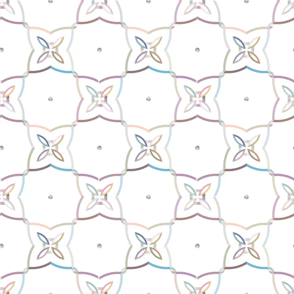 Motif Ornemental Géométrique Sans Couture Fond Abstrait — Image vectorielle