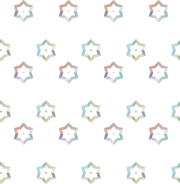 Patrón Ornamental Geométrico Sin Costuras Fondo Abstracto — Archivo Imágenes Vectoriales