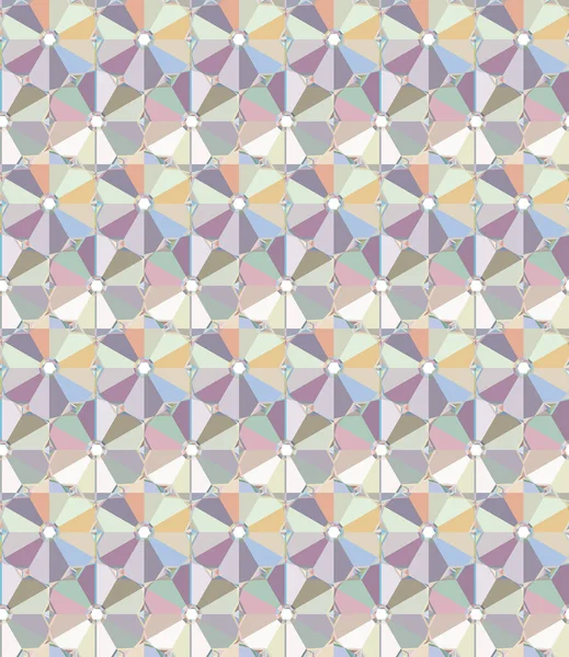 Naadloos Geometrisch Ornamentspatroon Abstracte Achtergrond — Stockvector