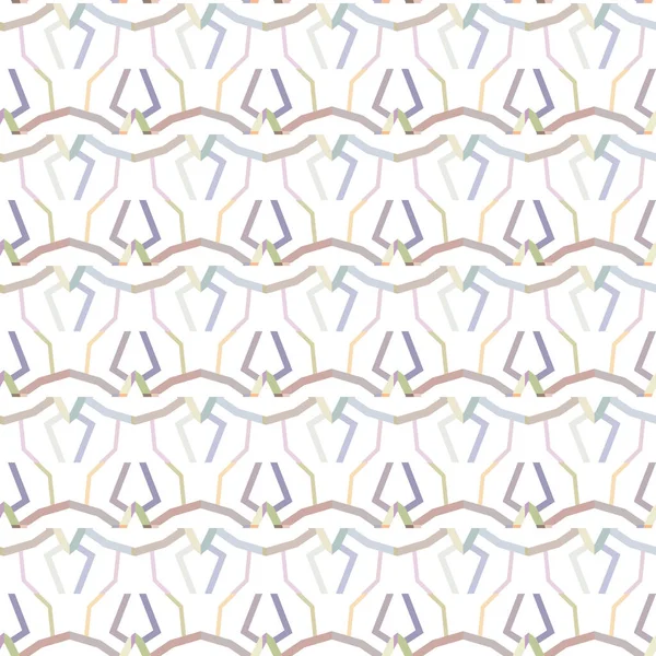 Patrón Ornamental Geométrico Sin Costuras Fondo Abstracto — Vector de stock