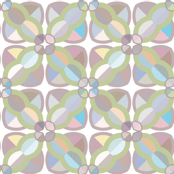 Nahtlose Geometrische Ornamentmuster Abstrakter Hintergrund — Stockvektor