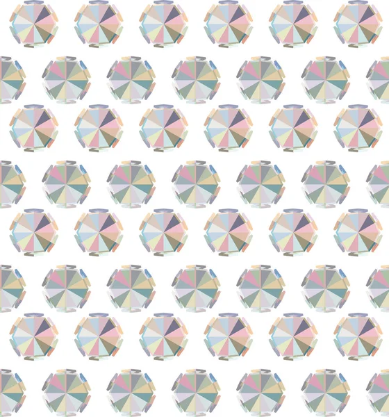 Naadloos Geometrisch Ornamentspatroon Abstracte Achtergrond — Stockvector