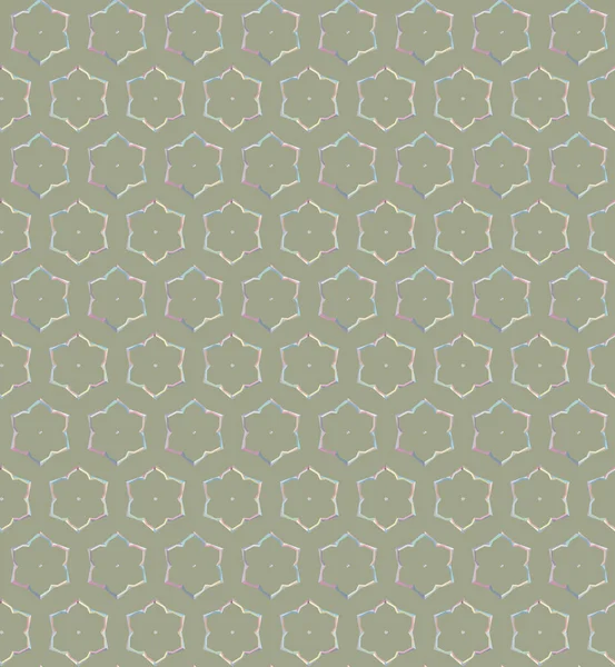 Patrón Ornamental Geométrico Sin Costuras Fondo Abstracto — Vector de stock