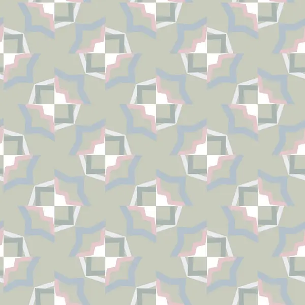 Patrón Ornamental Geométrico Sin Costuras Fondo Abstracto — Vector de stock