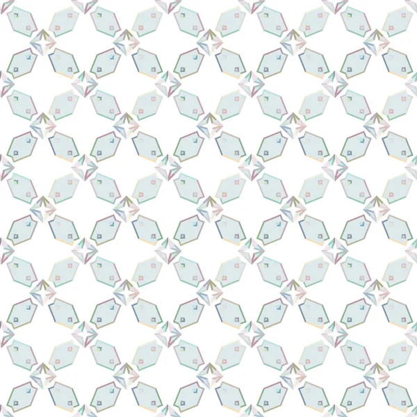 Patrón Ornamental Geométrico Sin Costuras Fondo Abstracto — Vector de stock