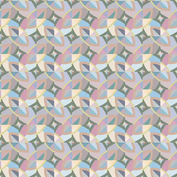 Motif Ornemental Géométrique Sans Couture Fond Abstrait — Image vectorielle