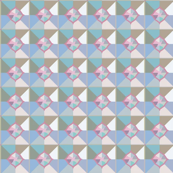 Motif Ornemental Géométrique Sans Couture Fond Abstrait — Image vectorielle