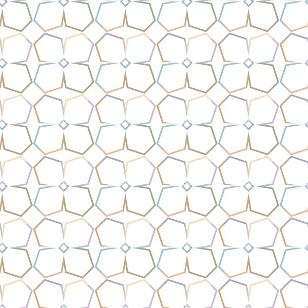 Naadloos Geometrisch Ornamentspatroon Abstracte Achtergrond — Stockvector