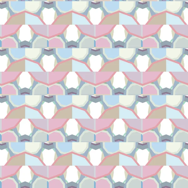 Patrón Ornamental Geométrico Sin Costuras Fondo Abstracto — Vector de stock