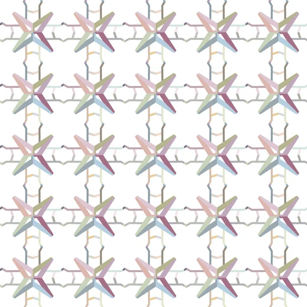 Patrón Ornamental Geométrico Sin Costuras Fondo Abstracto — Vector de stock