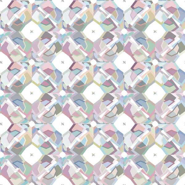 Patrón Ornamental Geométrico Sin Costuras Fondo Abstracto — Vector de stock