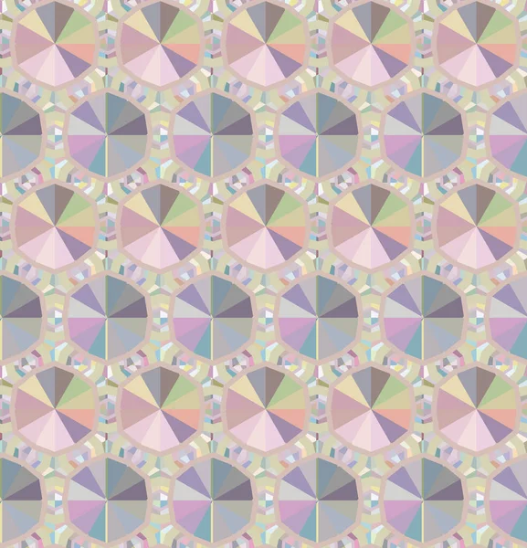 Patrón Ornamental Geométrico Sin Costuras Fondo Abstracto — Vector de stock