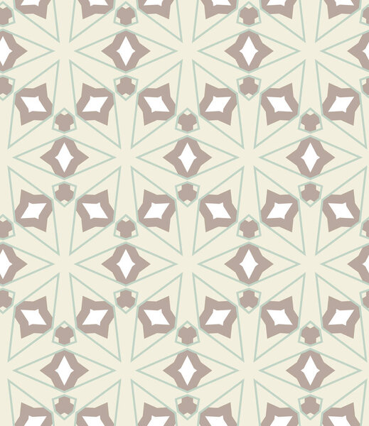 Seamless geometric ornamental pattern. Abstract background.