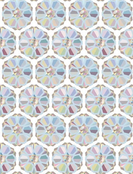 Motif Ornemental Géométrique Sans Couture Fond Abstrait — Image vectorielle