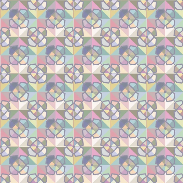 Patrón Ornamental Geométrico Sin Costuras Fondo Abstracto — Archivo Imágenes Vectoriales