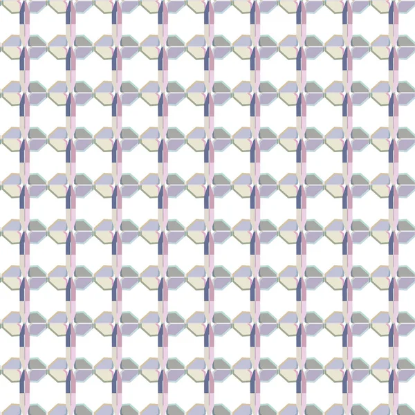 Naadloos Geometrisch Ornamentspatroon Abstracte Achtergrond — Stockvector